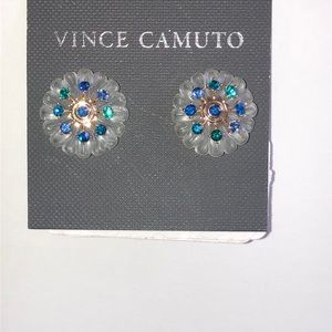 New pierced earrings- clear/colorful-stones